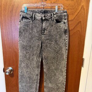 Simply Vera Relaxed Straight Acid Wash Jeans Size 8